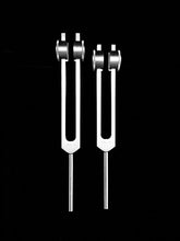 Load image into Gallery viewer, 108 Hz &amp; 135 Hz Weighted Tuning Forks
