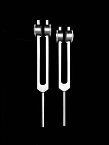 108 Hz & 135 Hz Weighted Tuning Forks